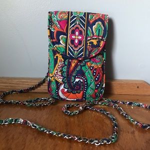 Vera Bradley long strap phone wallet